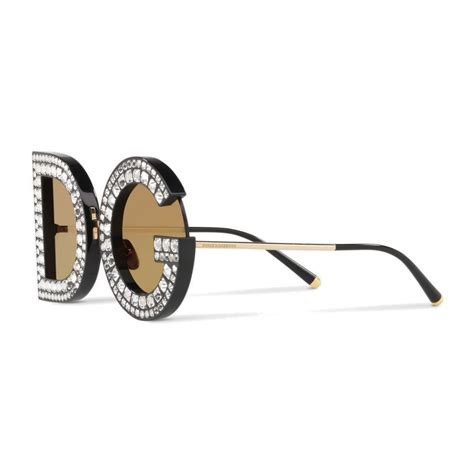 dolce gabbana sunglasses with crystals|dolce gabbana unisex sunglasses.